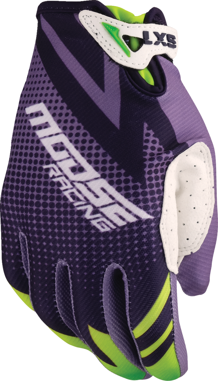 Moose Offroad Youth SX1™ Gloves - Purple/Green