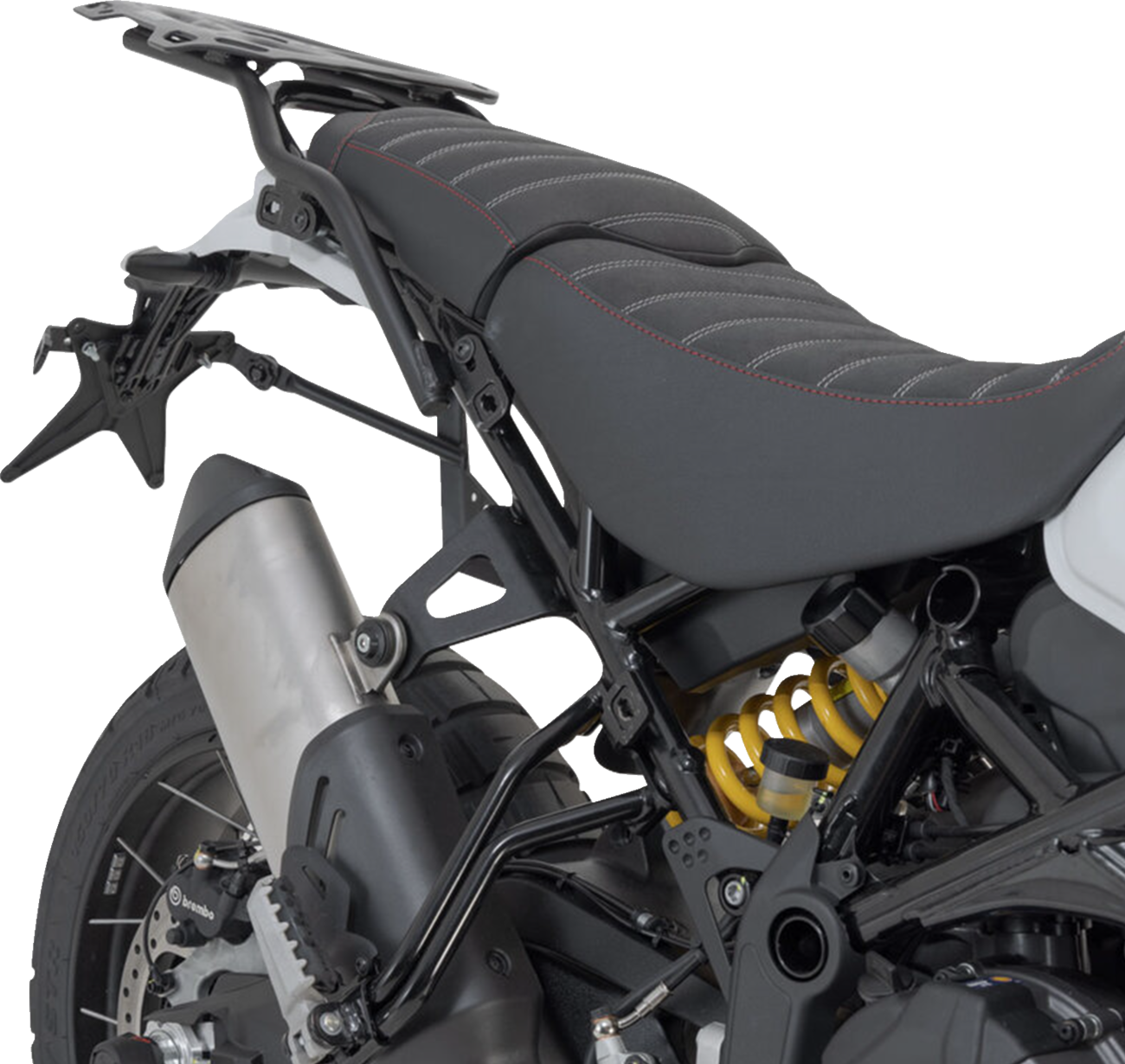 SW-MOTECH PRO Side Carrier - Left/Right - Black - Ducati - DesertX KFT.22.995.30001/B