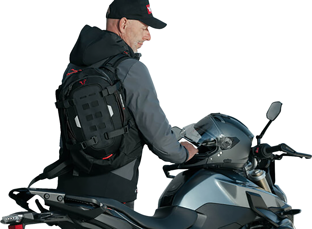 SW-MOTECH PRO Cosmo Backpack - Black/Anthracite BC.RUC.00.004.30000