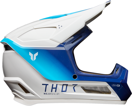 Thor Youth Fleet Helmet - Storm - White/Navy