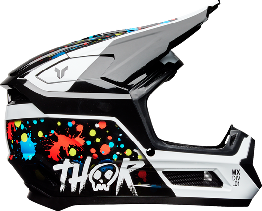Thor Youth Fleet Helmet - Splat - Black