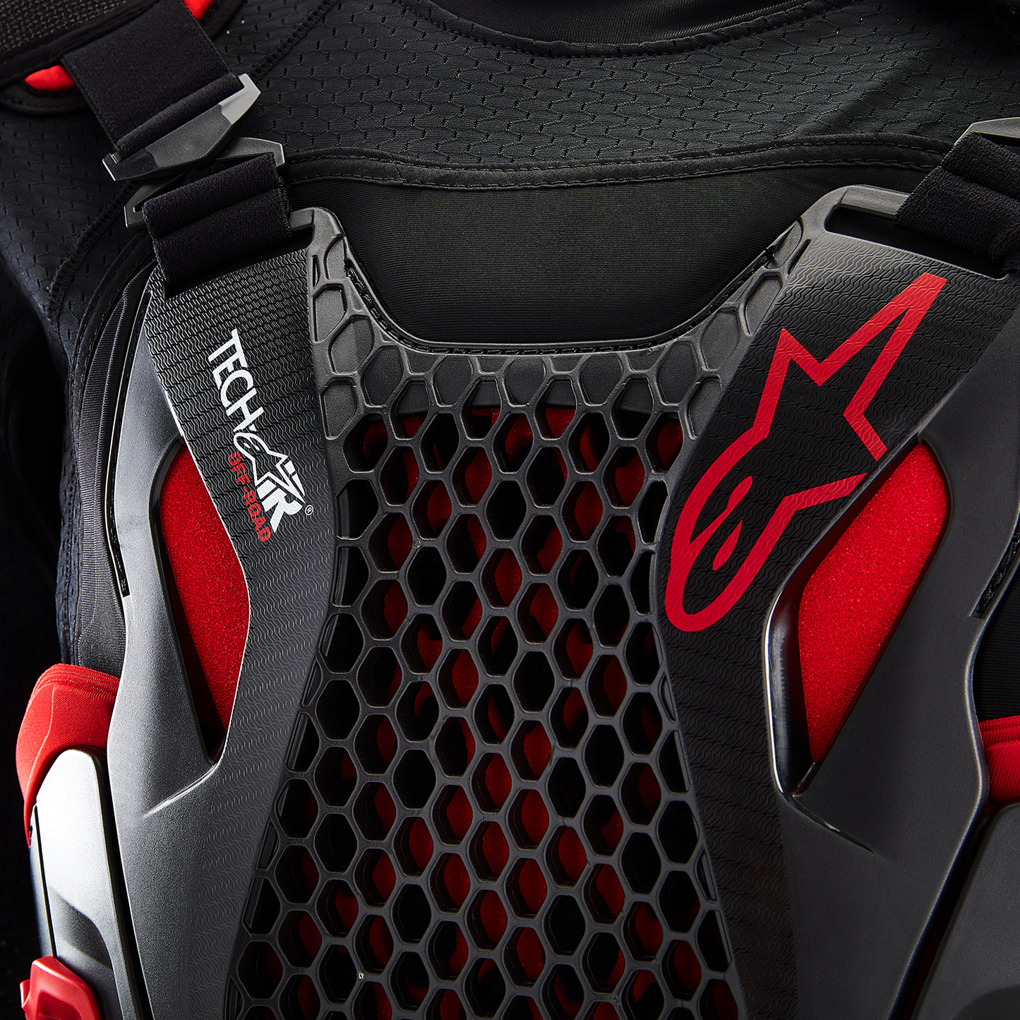 ALPINESTARS TECH-AIR Tech-Air? v2 Off-Road System - Black/Red - Large 6507123-13F-L