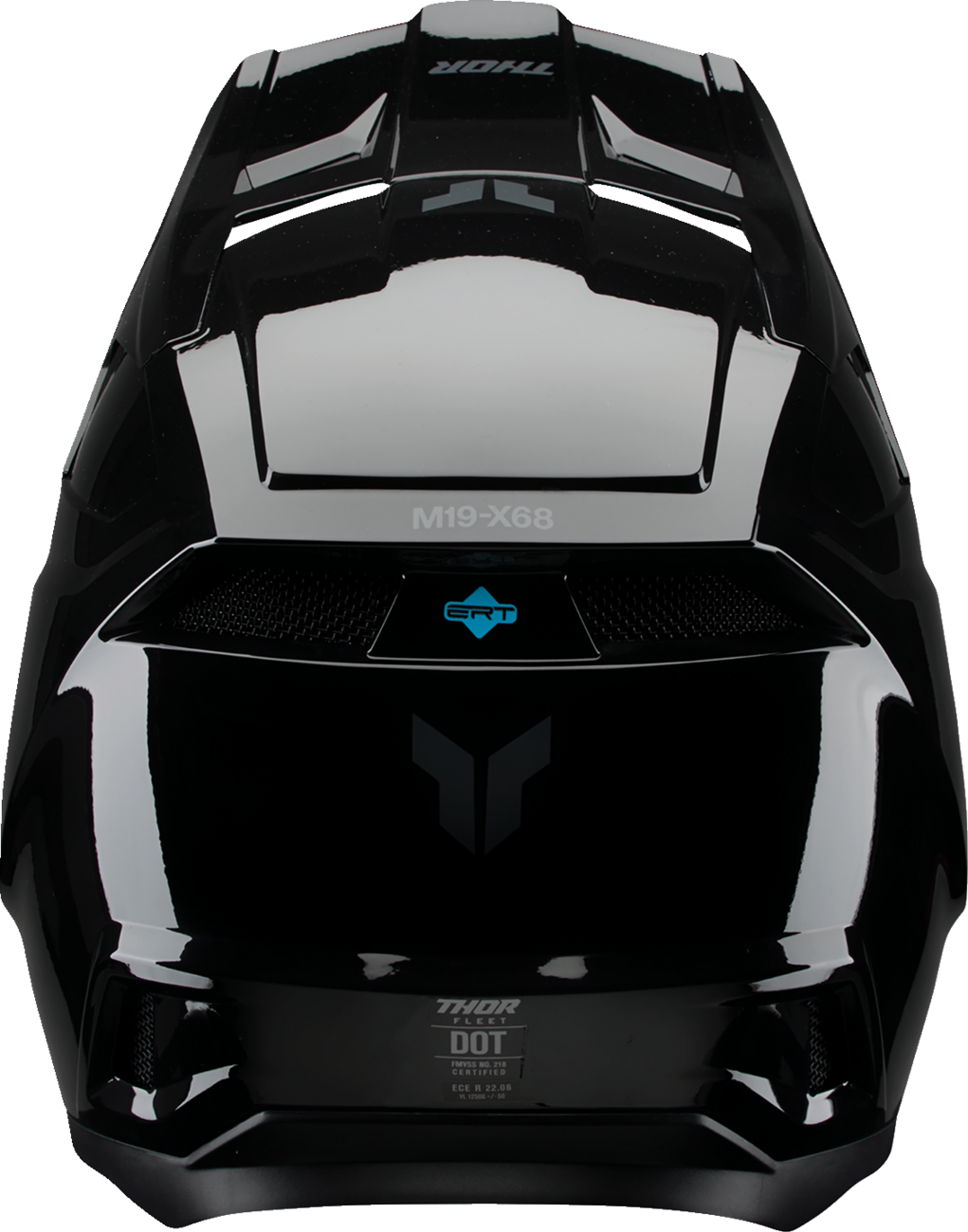 THOR Youth Fleet Helmet - Blackout - Gloss Black - Large 0111-1697