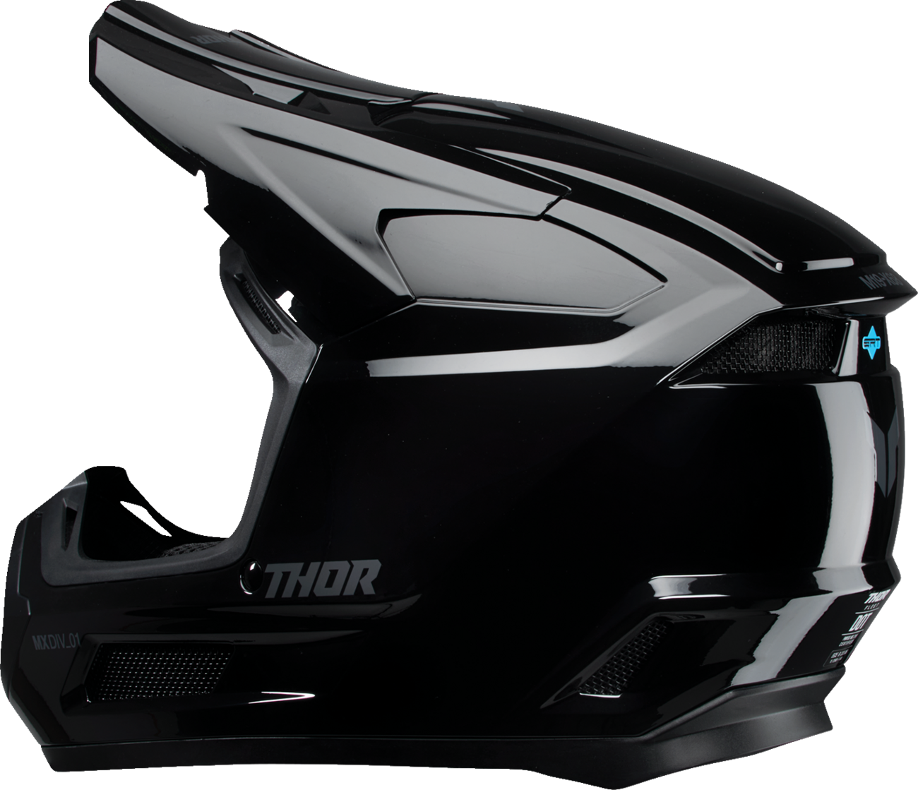 THOR Youth Fleet Helmet - Blackout - Gloss Black - Small 0111-1695