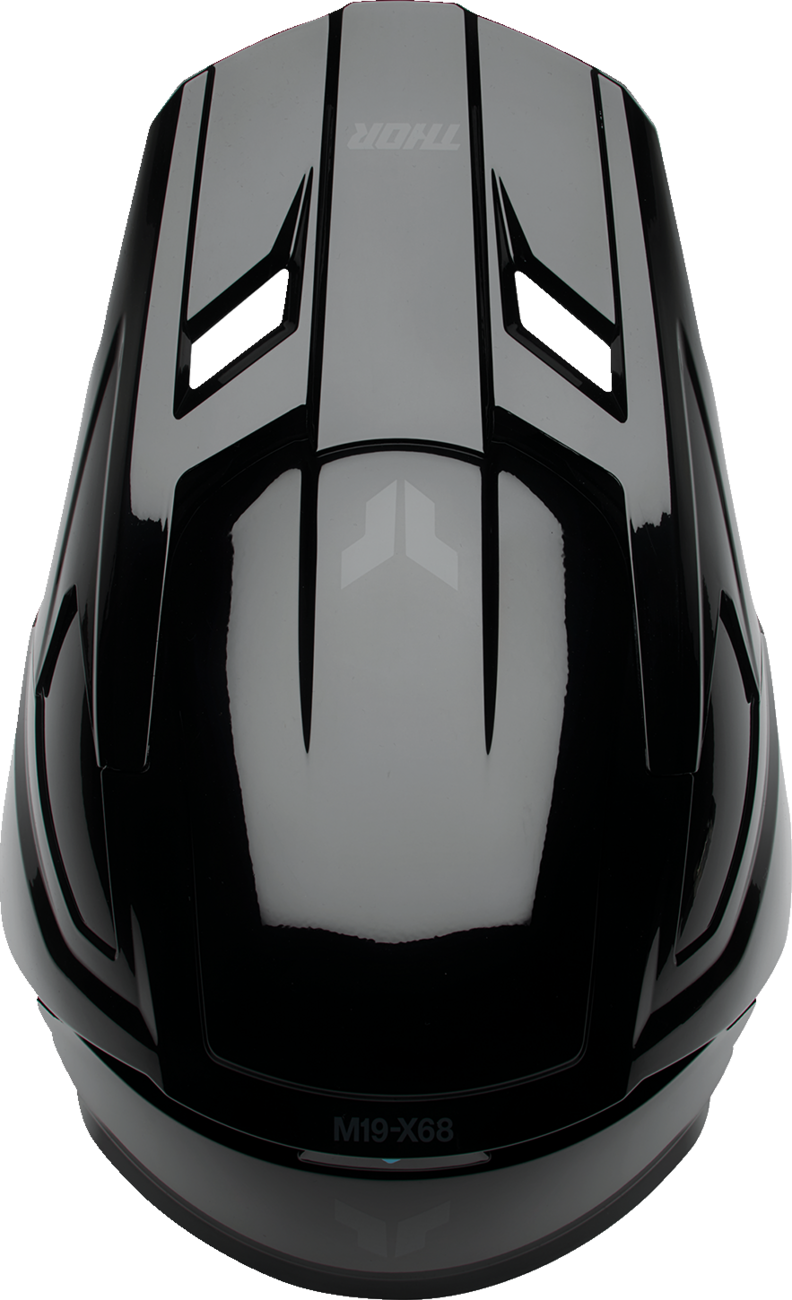 THOR Youth Fleet Helmet - Blackout - Gloss Black - Medium 0111-1696
