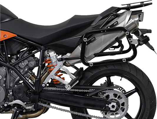 SW-MOTECH TRAX ADV Aluminum Case System - Silver - KTM Super Moto 950/SMR/SMT 990 '05-'13 KFT.04.621.70000/S