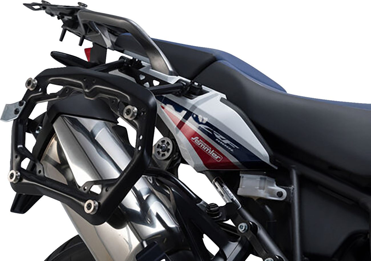 SW-MOTECH TRAX ADV Aluminum Case System - Silver - Honda Africa Twin '16-'17 KFT.01.622.70001/S