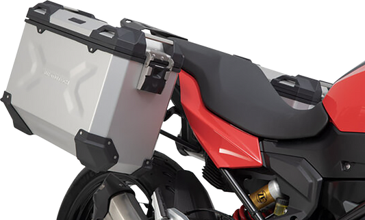 SW-MOTECH TRAX ADV Aluminum Case System - Silver - BMW F 900 '20-'24 KFT.07.949.70000/S