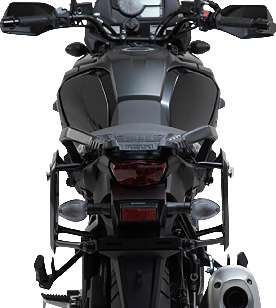 SW-MOTECH TRAX ADV Aluminum Case System - Silver - Suzuki V-Strom 1000 '14-'19 KFT.05.440.70101/S