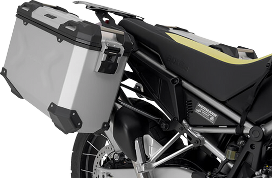 SW-MOTECH TRAX ADV Aluminum Case System - Silver - Aprilia Tuareg 660 '22-'24 KFT.13.849.70000/S