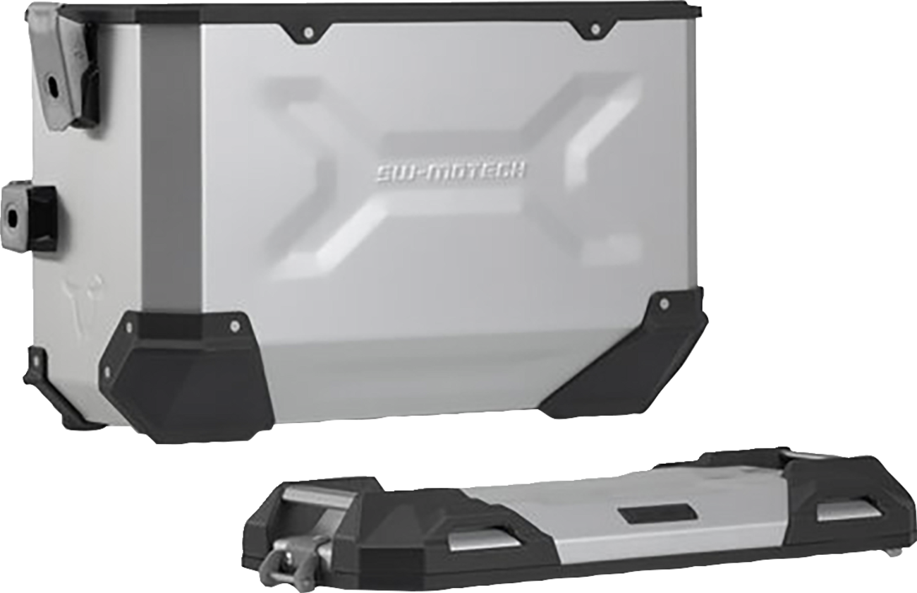 SW-MOTECH TRAX ADV Aluminum Case System - Silver - Ducati Multistrada V4 '21-'24 KFT.22.822.70300/S
