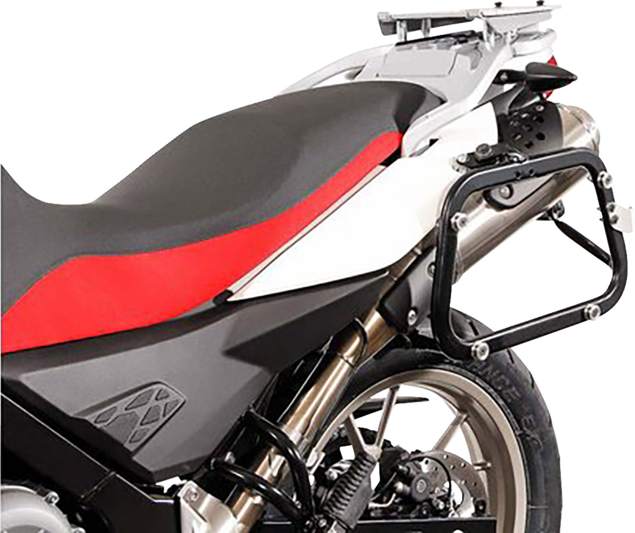 SW-MOTECH TRAX ADV Aluminum Case System - Black - BMW F 650 GS '99-'12 KFT.07.094.70000/B