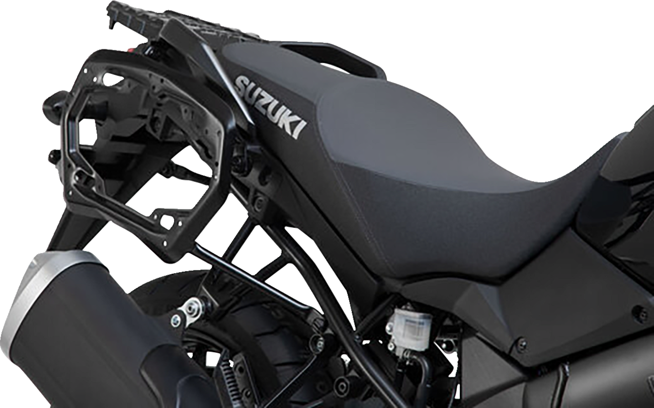 SW-MOTECH TRAX ADV Aluminum Case System - Black - Suzuki V-Strom 1000 '14-'19 KFT.05.440.70001/B