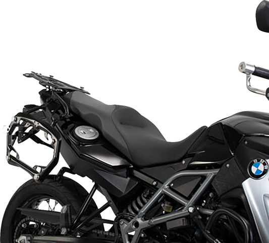 SW-MOTECH TRAX ADV Aluminum Case System - Black - BMW F 650/700/800 GS '08-'18 KFT.07.559.70001/B