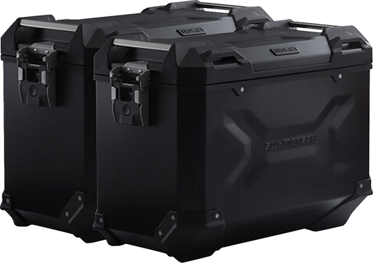 SW-MOTECH TRAX ADV Aluminum Case System - Black - Honda NC750 '16-'20 KFT.01.699.70101/B