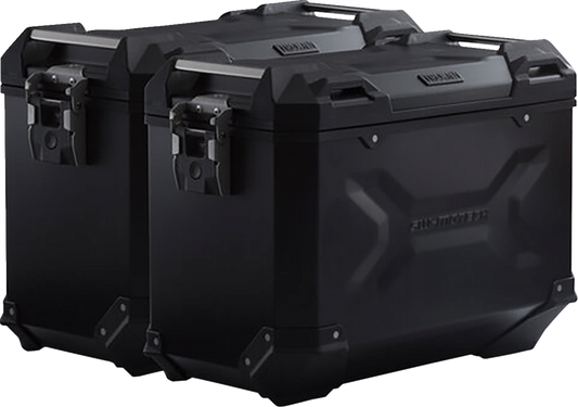 SW-MOTECH TRAX ADV Aluminum Case System - Black - Yamaha Tracer 9 GT '21-'24 KFT.06.921.70100/B