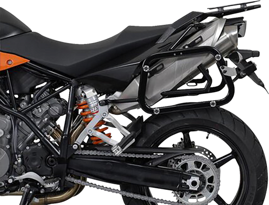 SW-MOTECH TRAX ADV Aluminum Case System - Black - KTM Super Moto 950/SMR/SMT 990 '05-'13 KFT.04.621.70100/B