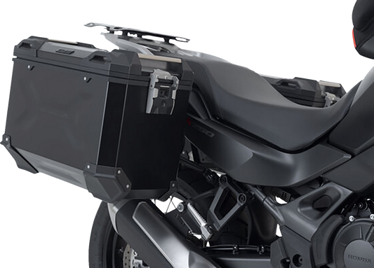 SW-MOTECH TRAX ADV Aluminum Case System - Black - Honda XL750R Transalp '24 KFT.01.070.70100/B