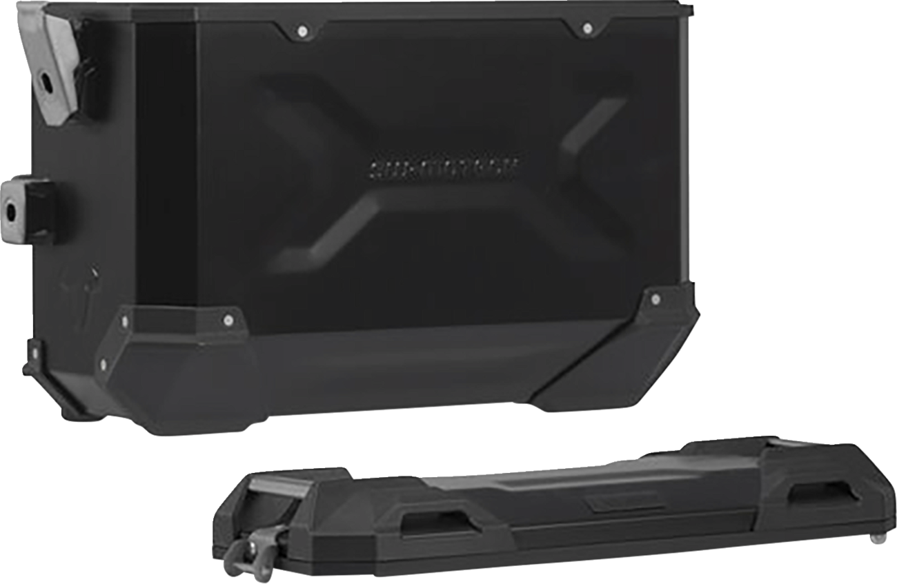 SW-MOTECH TRAX ADV Aluminum Case System - Black - Suzuki V-Strom 650 '16-'24 KFT.05.876.70101/B