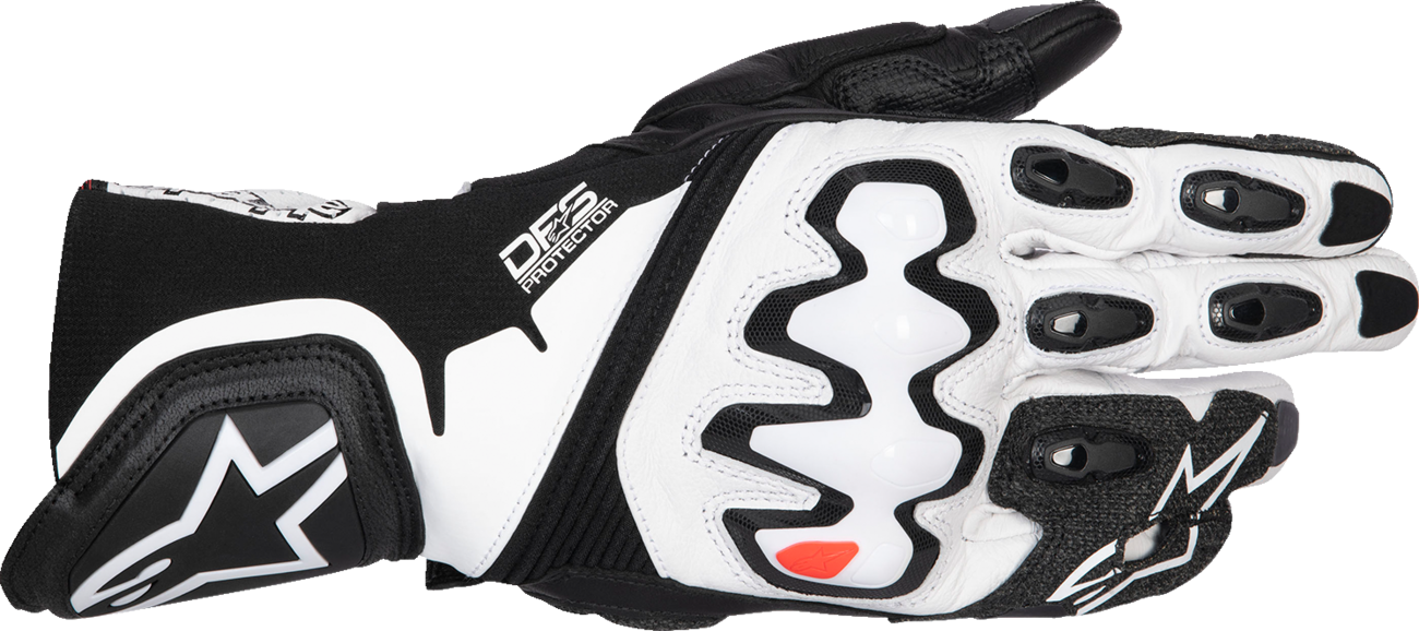 ALPINESTARS Supertech V2 Gloves - Black/White - Small 3556025-12-S