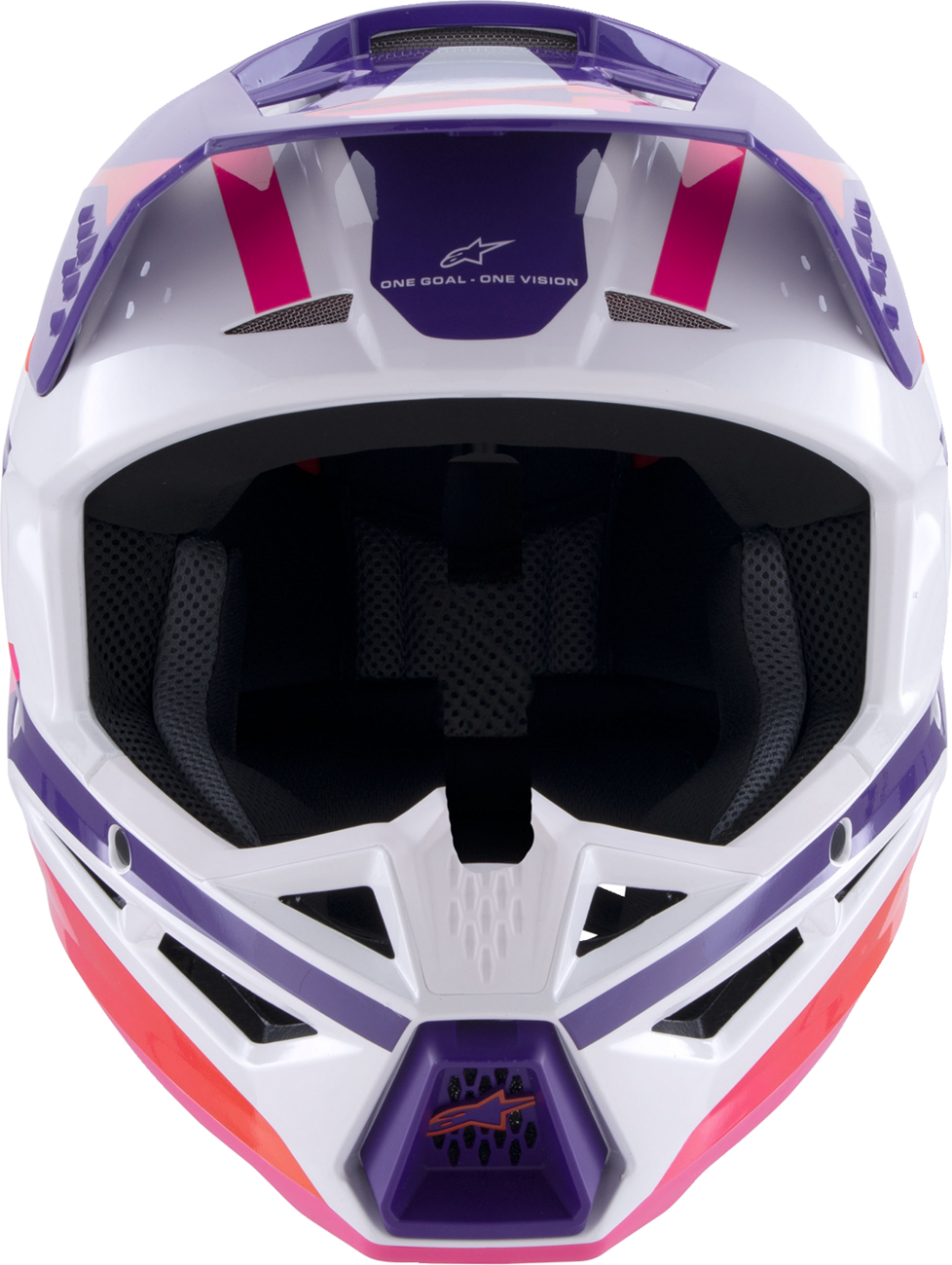 ALPINESTARS SM3 Helmet - Heat - Gloss White/Purple/Pink - Medium 8301026-2052-M