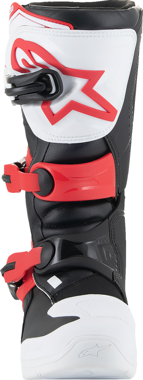 Alpinestars Youth Tech 3S Boots - White/Black/Red