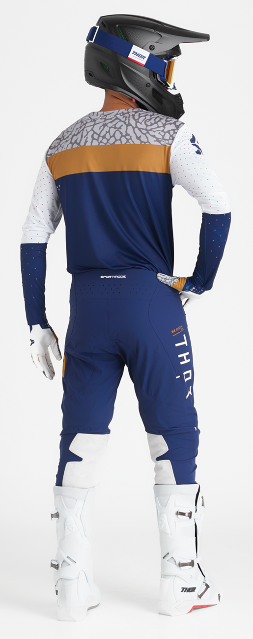 Thor Sportmode Bravo Gloves - Navy/Copper