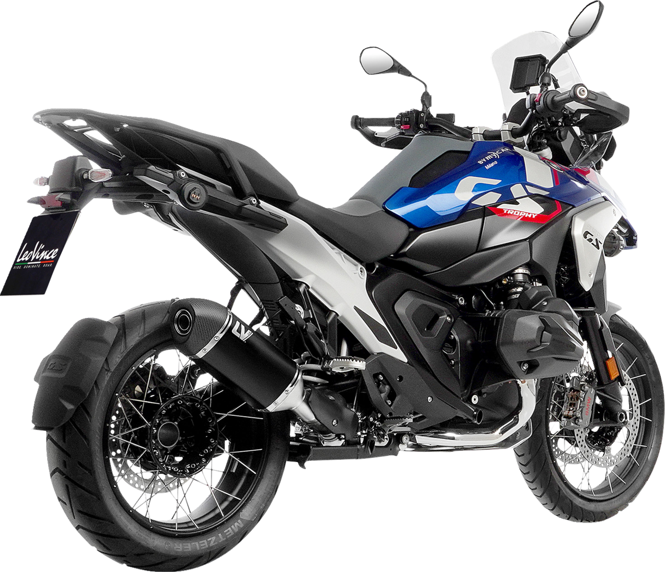 LEOVINCE LV-14 Slip-On Muffler - Black - BMW R 1300 GS & R 1300 GS Adventure 15604B