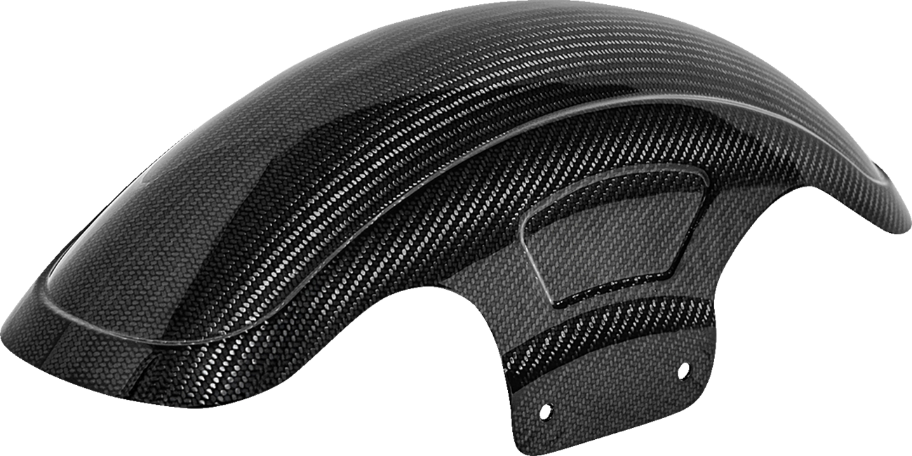SADDLEMEN Carbon Fiber Front Fender - Gloss - Touring '23-'25 CF-823-07-001