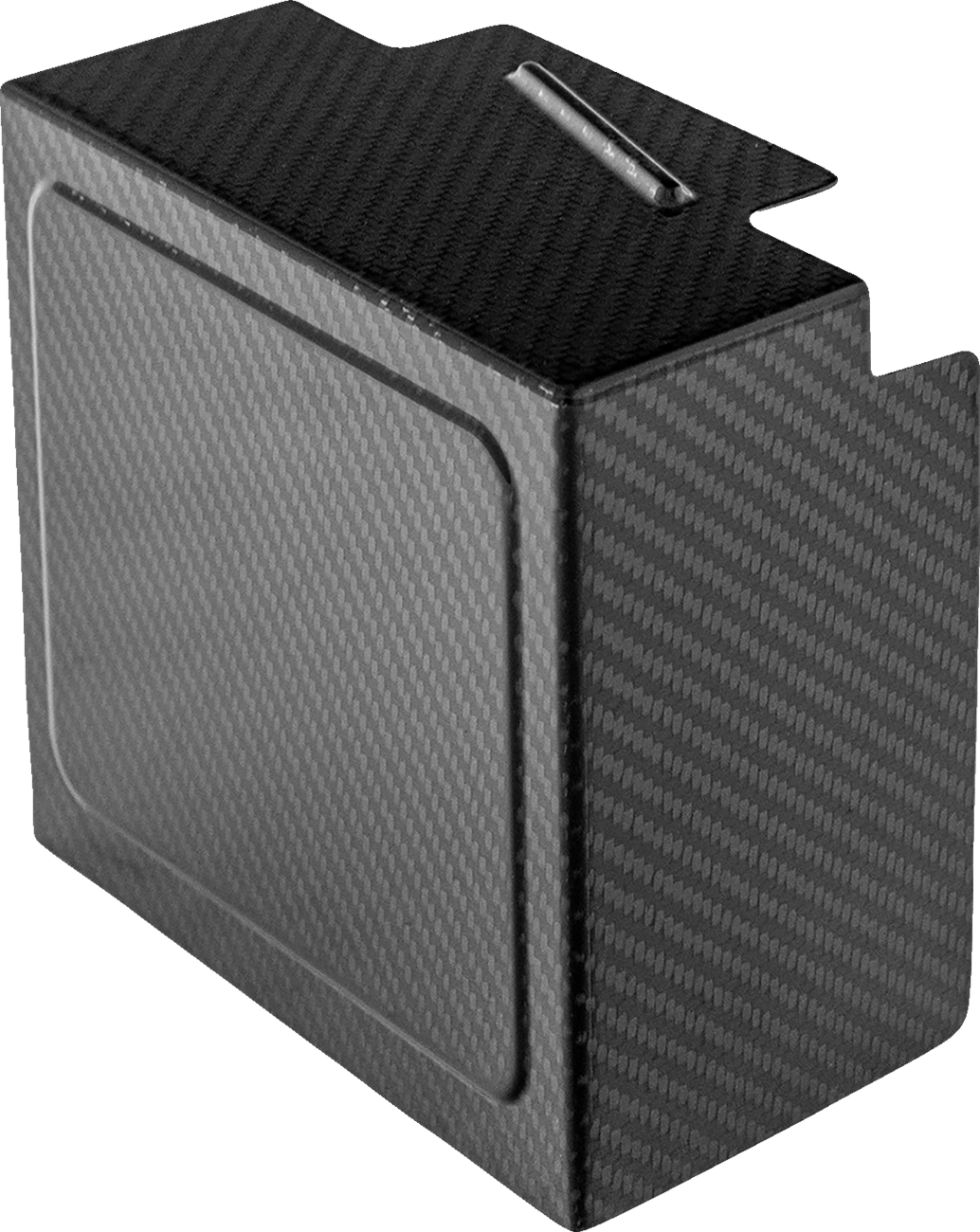 SADDLEMEN Battery Cover - Carbon Fiber - Matte Black CF-899-04-002M