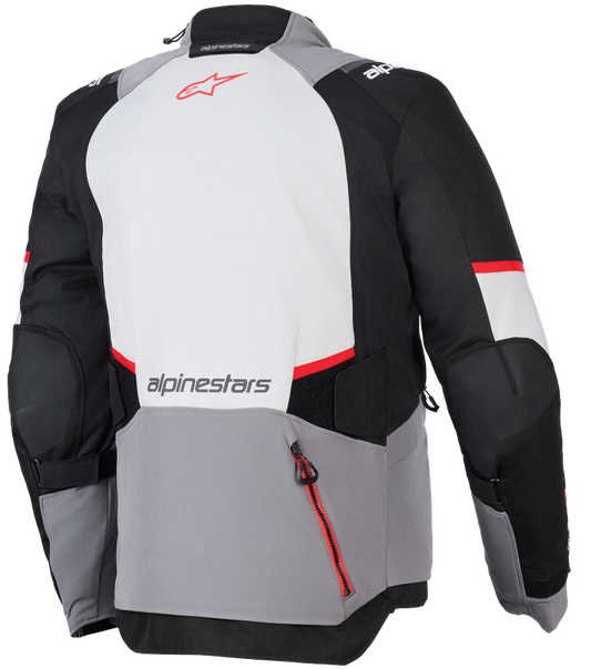 Alpinestars Andes v4 Drystar Jacket - Dark Gray/Ice Gray/Black/Bright Red