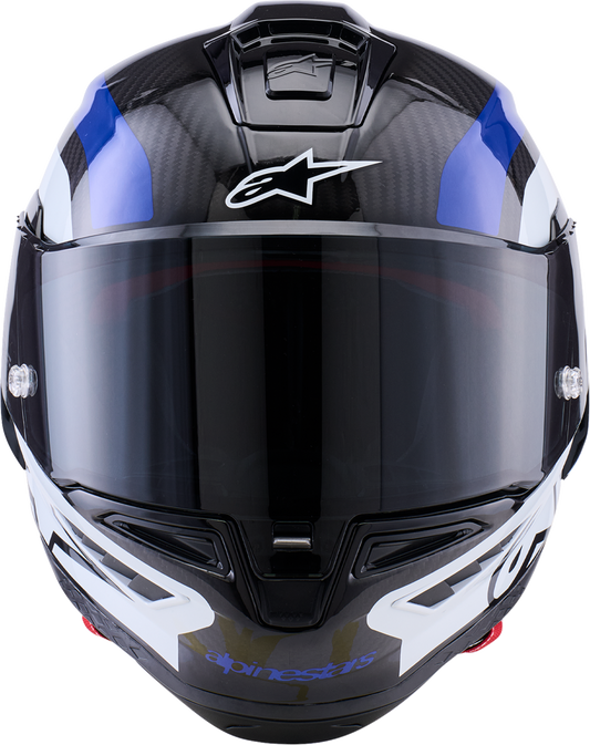 Alpinestars Supretech R10 Helmet - 22.06 - Arius - Gloss Black/White/Blue