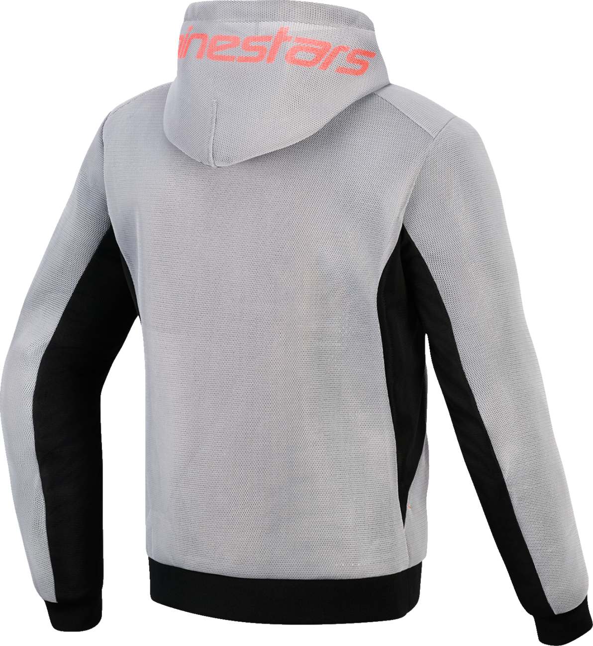 Alpinestars Chrome Super Airflow Hoodie - Black/Mid Gray/Red Fluo