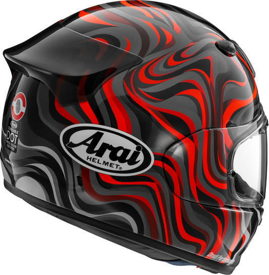Arai Contour-X Helmet - Swirl - Red
