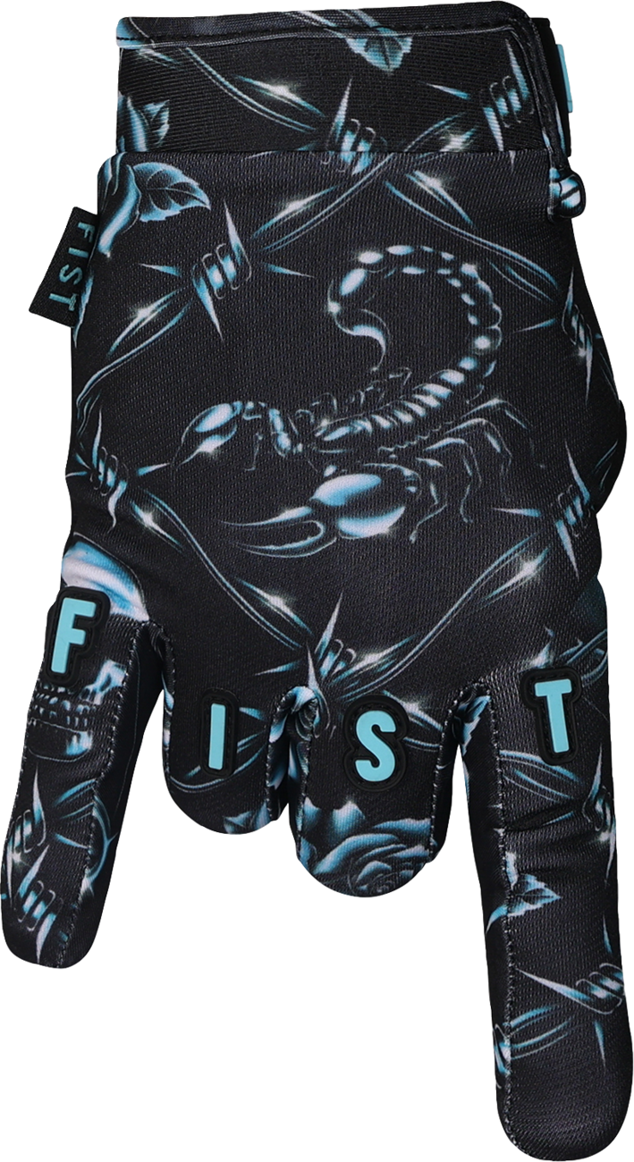 Fist Handwear Strapped Chrome Gloves