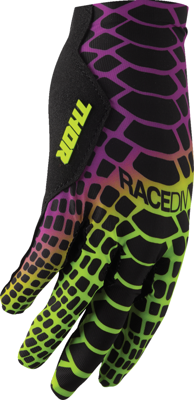 Thor Sportmode Cobra Gloves - Acid/Purple