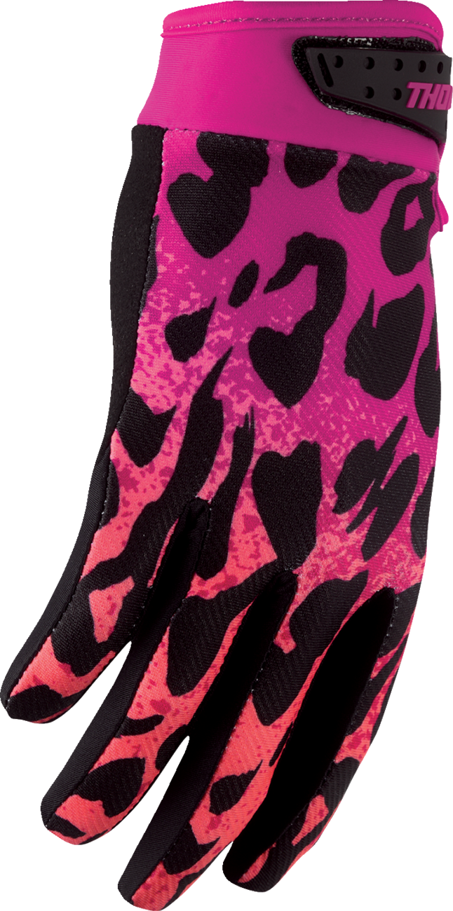 Thor Youth Launchmode Namir Gloves - Fuchsia/Black