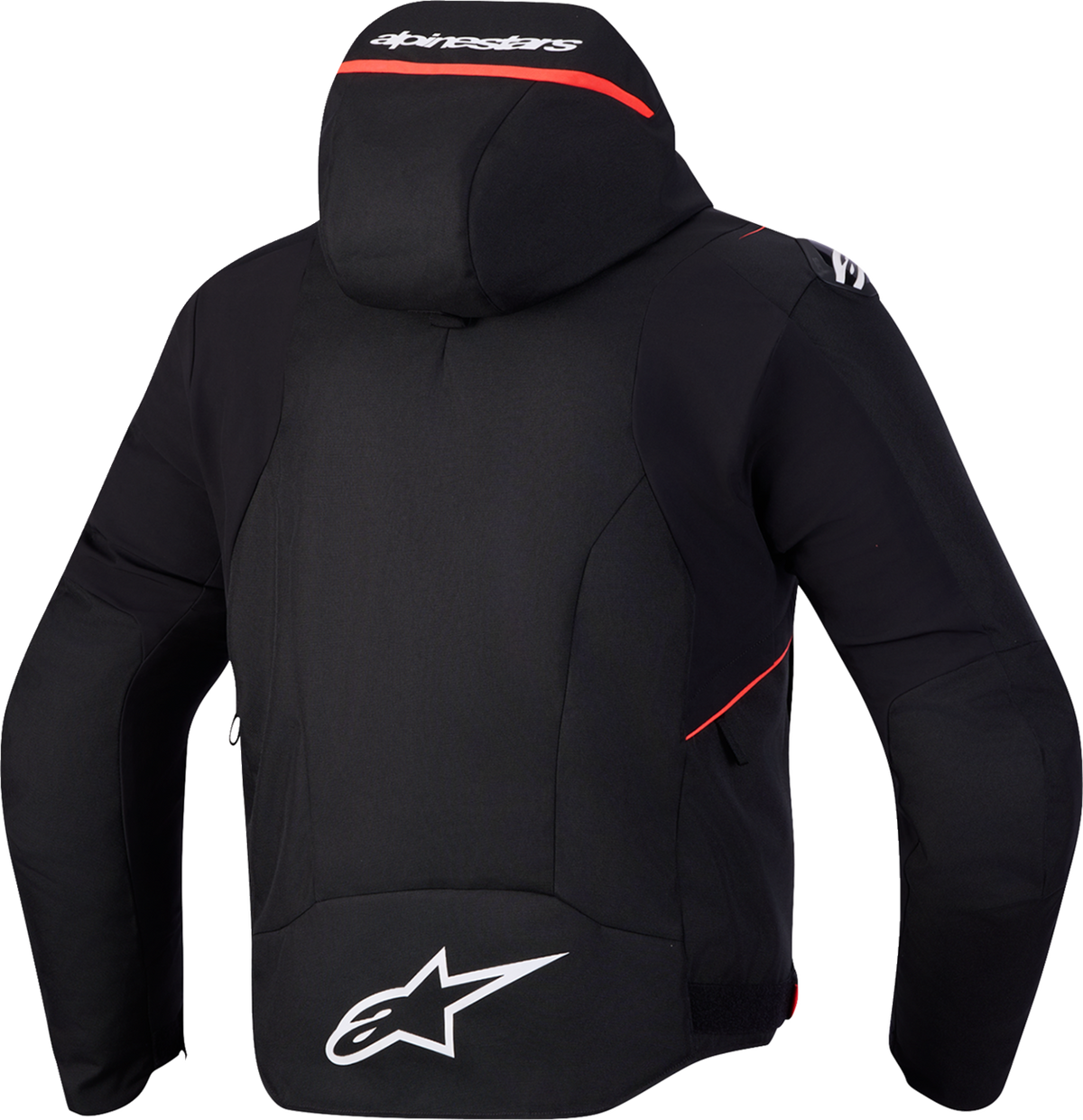 Alpinestars Zaca V2 Waterproof Jacket - Black/Red Fluo