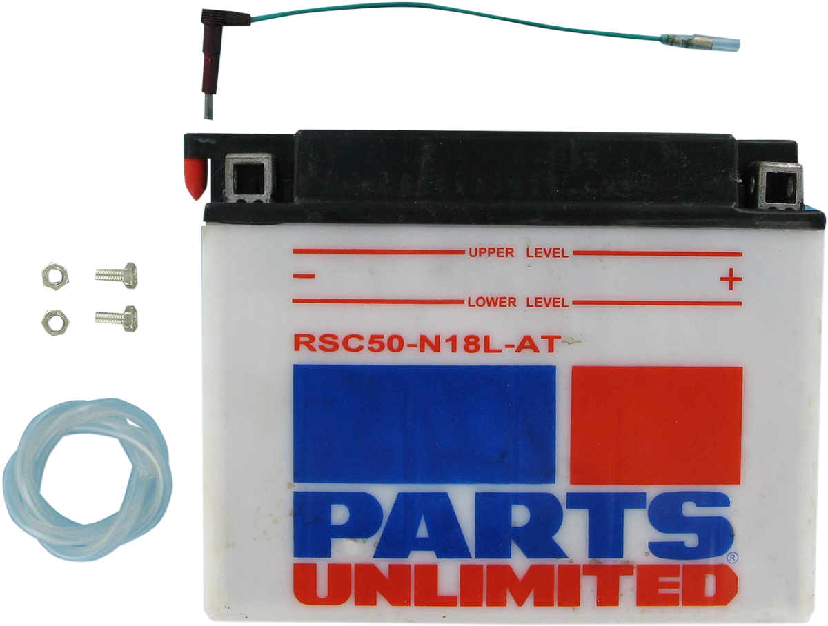 PARTS UNLIMITED Battery - RSC50N18LAT with Sensor SC50-N18L-AT