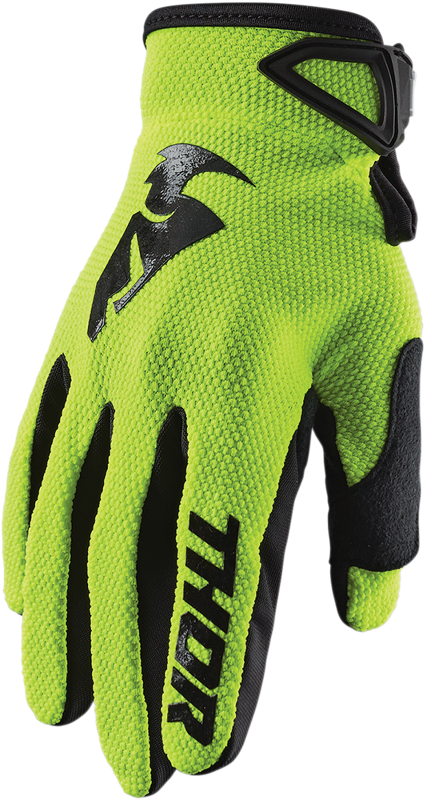 Thor Sector Gloves - Acid/Black