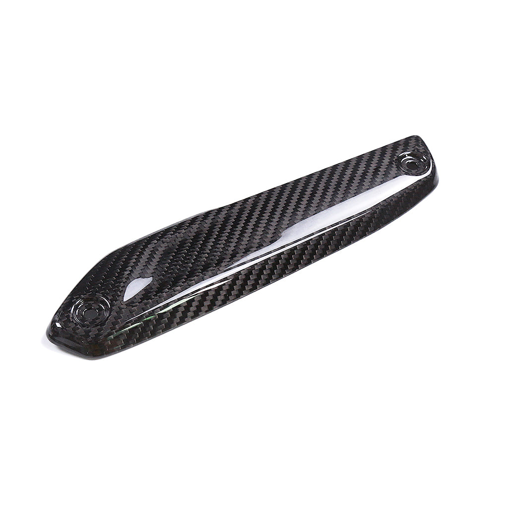79 Carbon Tech - BMW F900R/XR - Carbon Fiber Exhaust Heat Shield Long - Twill/Gloss