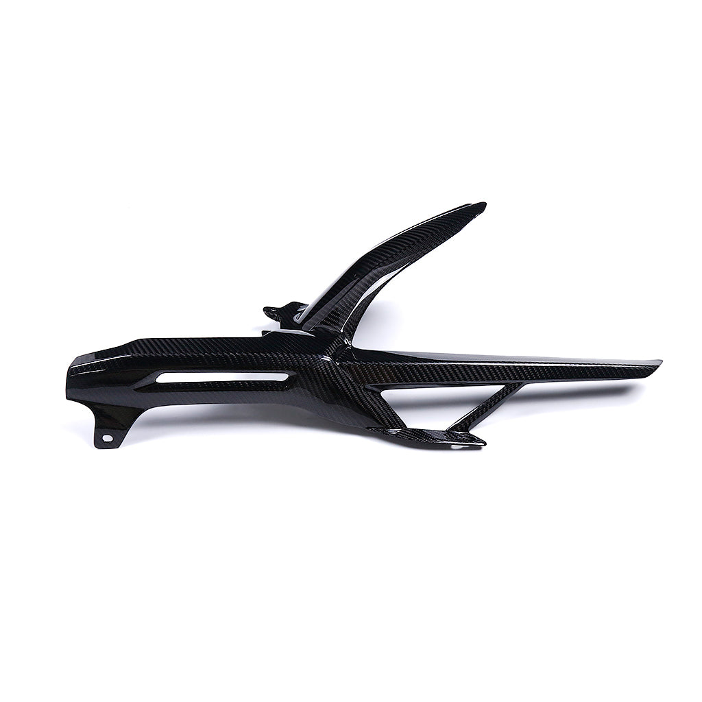 79 Carbon Tech - BMW F900R/XR - Carbon Fiber Rear Hugger/Chain Guard- Twill/Gloss