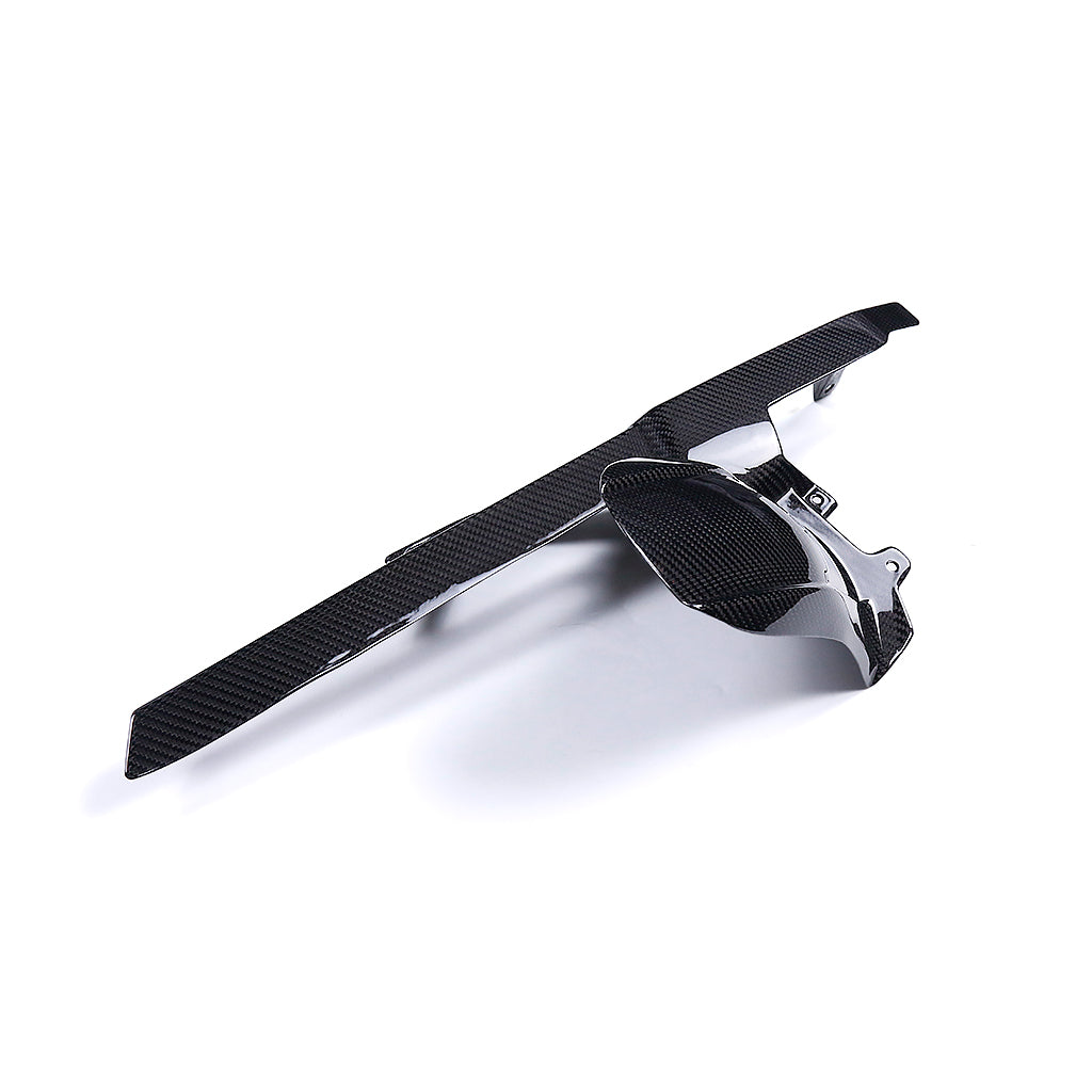 79 Carbon Tech - BMW F900R/XR - Carbon Fiber Rear Hugger/Chain Guard- Twill/Gloss