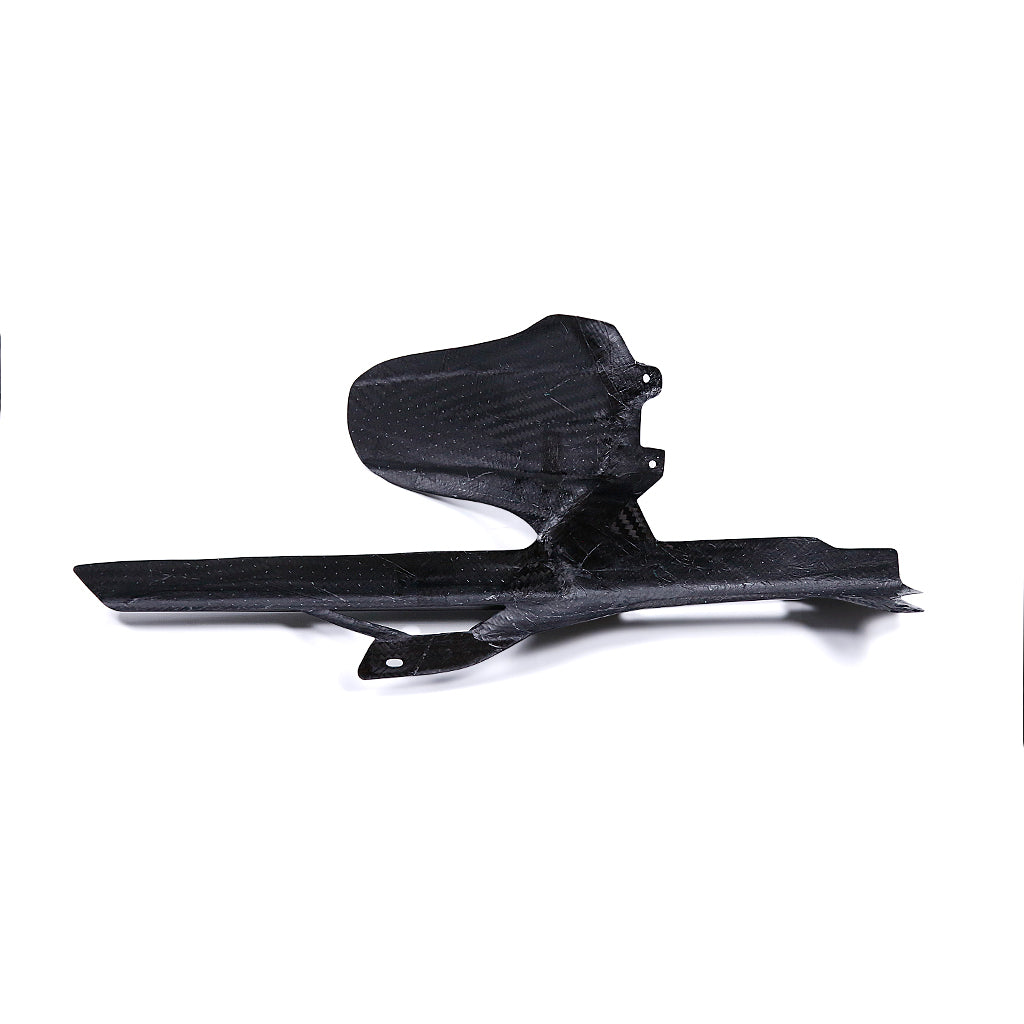 79 Carbon Tech - BMW F900R/XR - Carbon Fiber Rear Hugger/Chain Guard- Twill/Gloss
