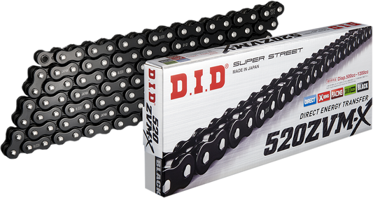 DID 520 ZVM-X - Drive Chain - 120 Link - Black 520ZVMXB120Z