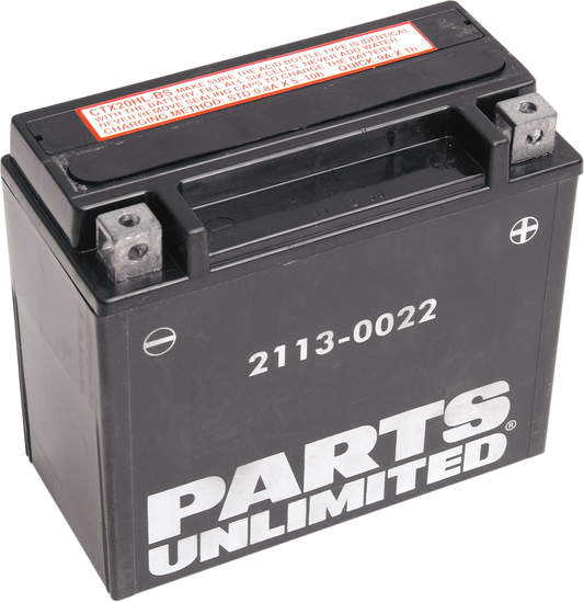PARTS UNLIMITED AGM Battery - YTX20HL-BS .948 L CTX20HL-BS