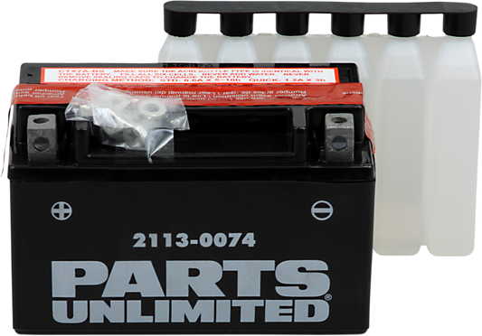 PARTS UNLIMITED AGM Battery - YTX7A-BS .35 L CTX7A-BS