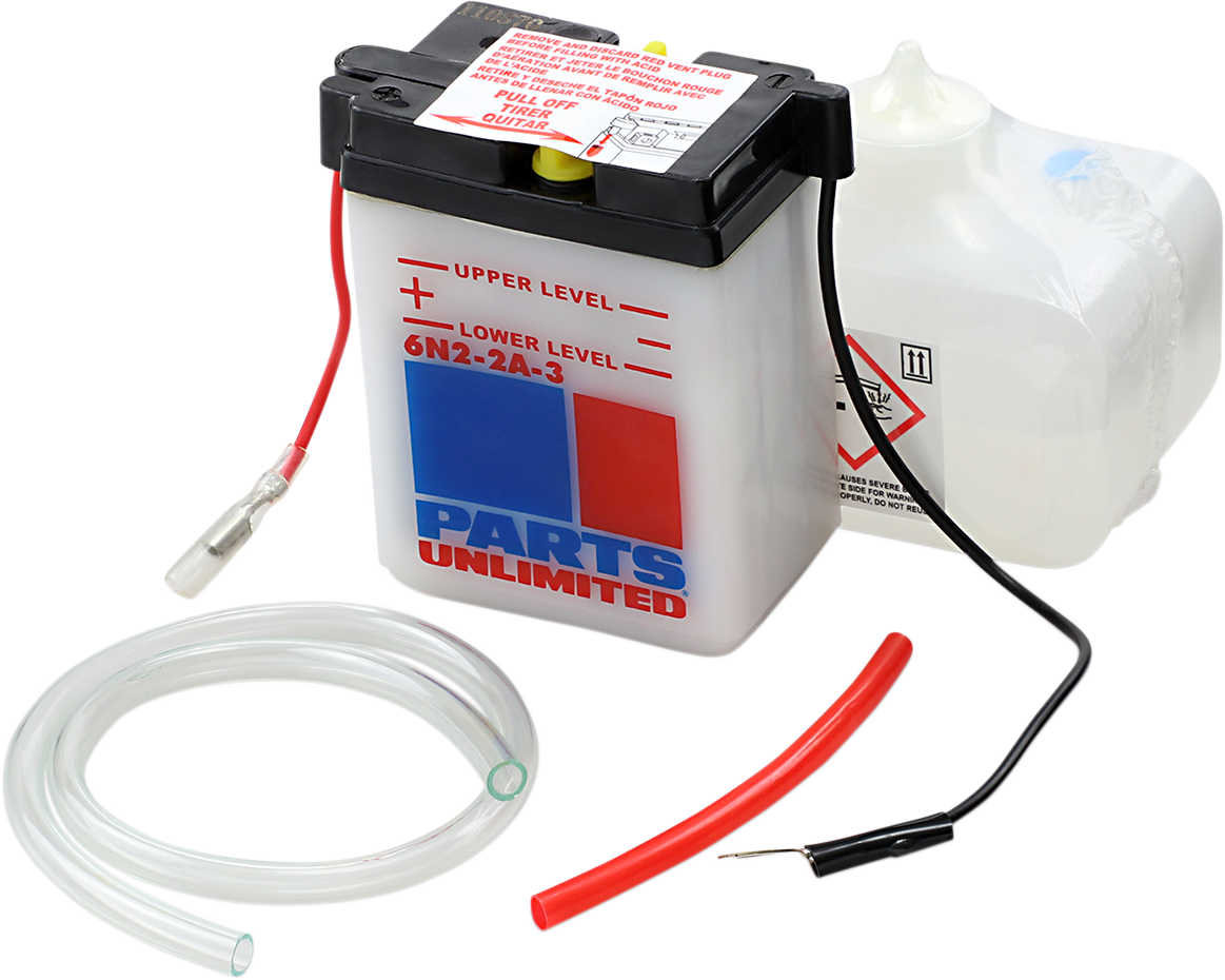 PARTS UNLIMITED Battery - 6N2-2A-3 6N2-2A-3-FP