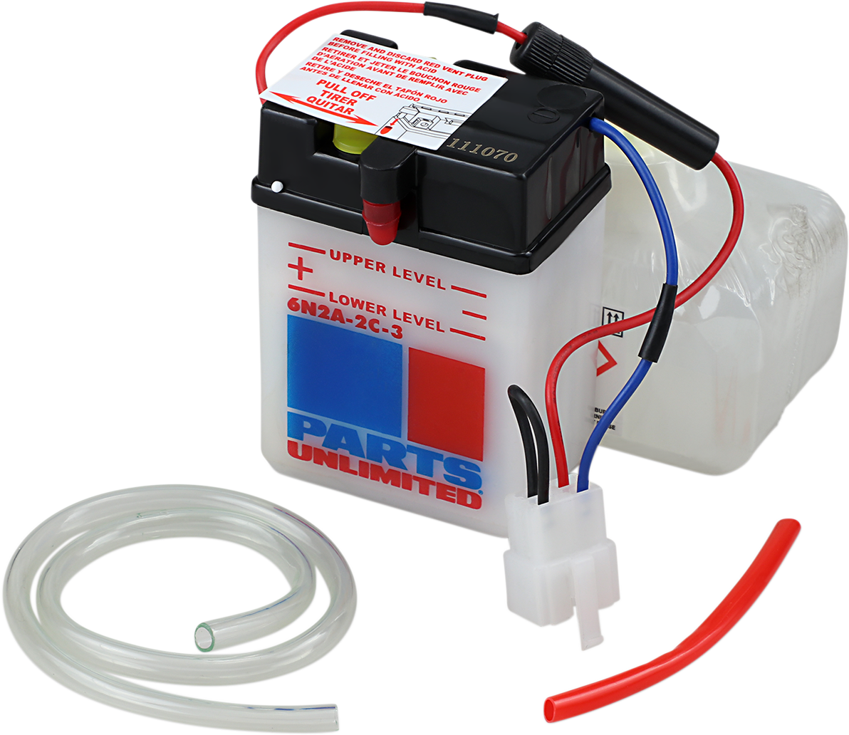 PARTS UNLIMITED Battery - 6N2A-2C-3 6N2A-2C-3-FP