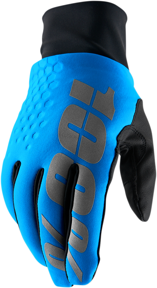 100% Hydromatic Brisker Gloves - Blue